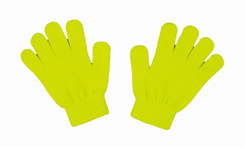 Amazon.co.jp: アーテック カラーのびのび手袋 蛍光イエロー